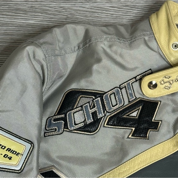 Vintage Schott NYC 04 Leather Jacket Racing Men's Streetwear Preowned Sz XL Mens - Picture 7 of 16